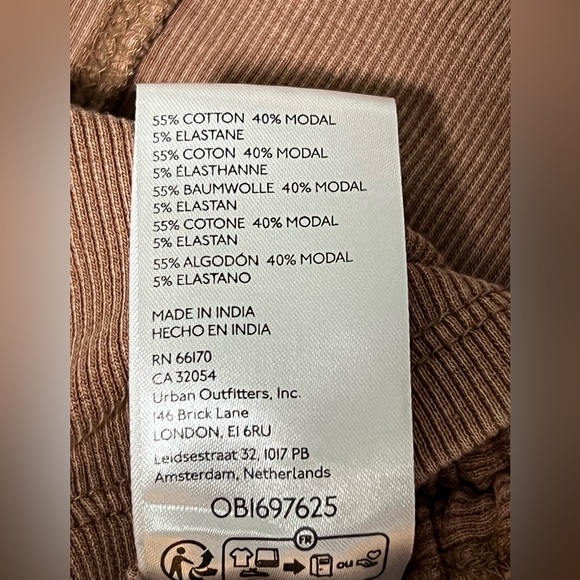 PILCRO Ribbed Ruched Tank Top - L - Picture 8 of 8